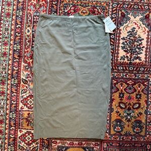 NWT olive Open Edit pencil skirt